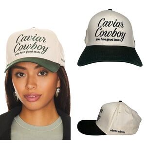 Eleven Eleven (Revolve) Caviar Cowboy Embroidered Baseball Hat